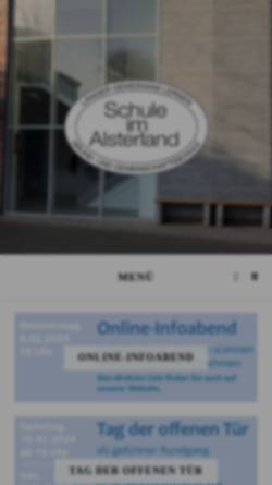 Vorschau der mobilen Webseite www.gemeinschaftsschule-amt-itzstedt.de, Gemeinschaftsschule mit Grundschulteil