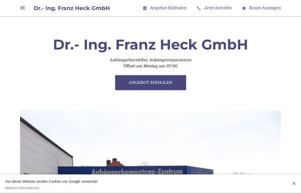 Vorschau von dr-ing-franz-heck-gmbh.business.site, Dr.-Ing. Franz Heck GmbH