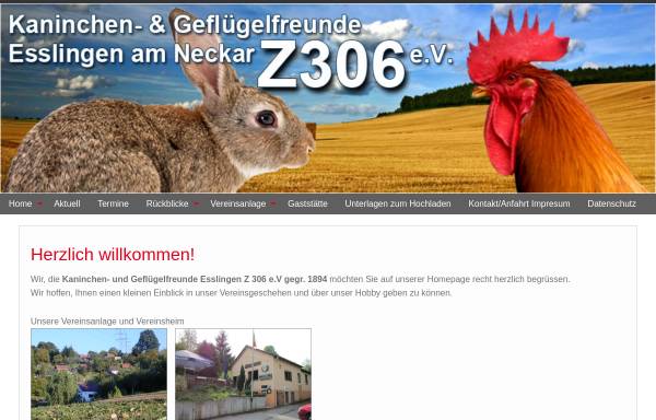 Vorschau von www.kgf-esslingen.de, Kaninchen- und Geflügelfreunde Esslingen e.V.