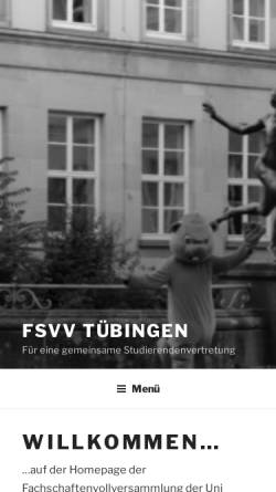 Vorschau der mobilen Webseite www.fsrvv.de, Fachschaftsräte-Vollversammlung