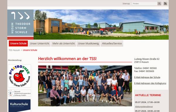 Vorschau von tss-husum.lernnetz.de, Theodor-Storm-Schule