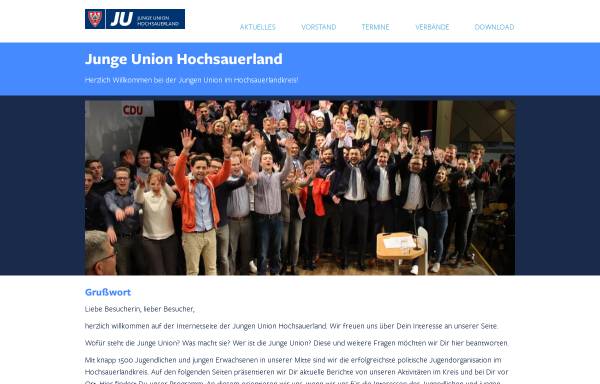 Vorschau von www.ju-hsk.de, Junge Union Hochsauerland