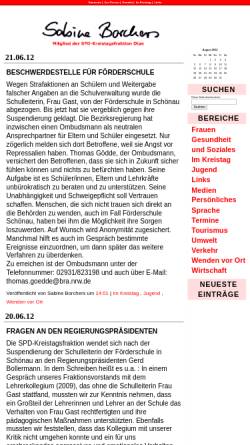 Vorschau der mobilen Webseite www.politik-im-kreis-olpe.de, Borchers, Sabine (SPD)