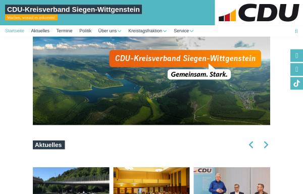 Vorschau von www.cdu-si.de, CDU-Kreisverband Siegen-Wittgenstein