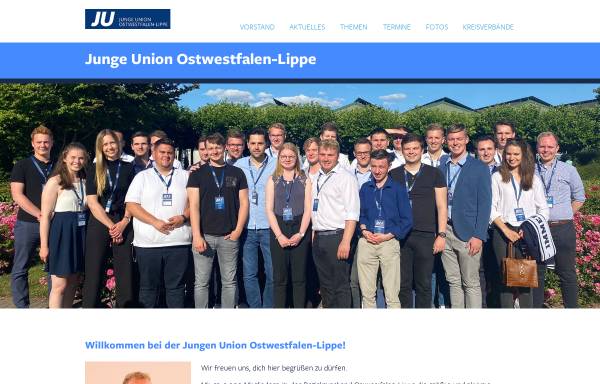 Vorschau von www.ju-owl.de, Junge Union Ostwestfalen-Lippe