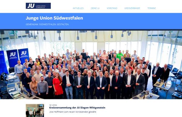Vorschau von www.ju-swf.de, Junge Union Südwestfalen