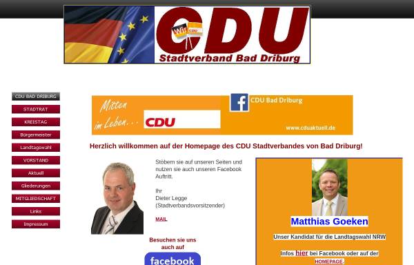 Vorschau von www.cduaktuell.de, CDU Bad Driburg