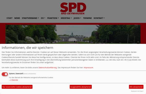Vorschau von www.spd-badoeynhausen.de, SPD Bad Oeynhausen