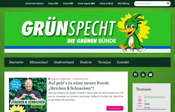 Vorschau von www.gruene-buende.de, Bündnis 90/Die Grünen Ortsverband Bünde
