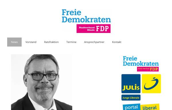 Vorschau von www.fdp-buende.de, FDP Bünde
