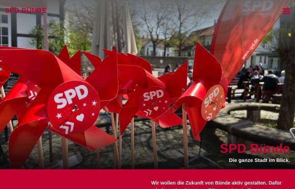 Vorschau von www.spd-buende.de, SPD-Stadtverband Bünde