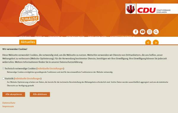 Vorschau von www.cdu-dinslaken.de, CDU Dinslaken