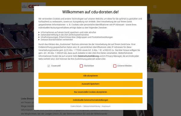 Vorschau von cdu-dorsten.de, CDU-Stadtverband Dorsten