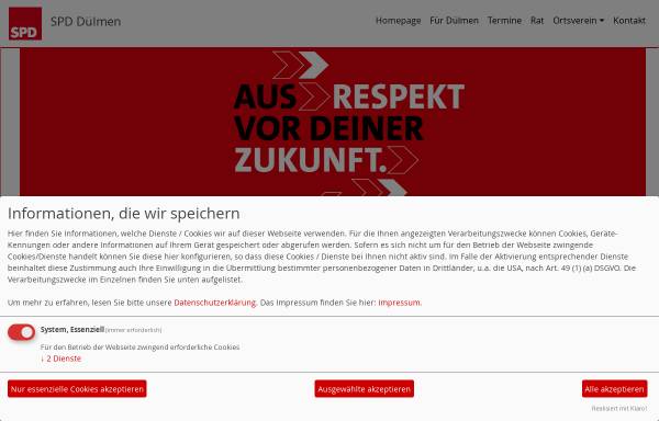Vorschau von www.spd-duelmen.de, SPD Dülmen