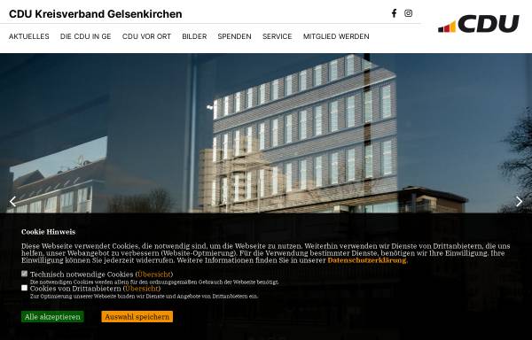 Vorschau von www.cdu-ge.de, CDU-Kreisverband Gelsenkirchen