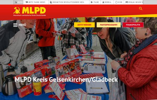 Vorschau von www.mlpd-gelsenkirchen.de, Marxistisch-Leninistische Partei Deutschlands (MLPD), Kreis Gelsenkirchen