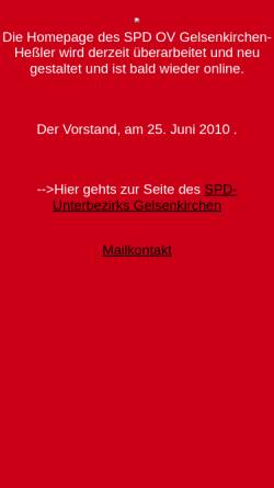 Vorschau der mobilen Webseite www.spd-hessler.de, SPD-Ortsverein Heßler
