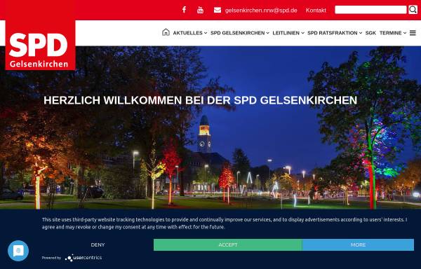 Vorschau von www.spd-ge.de, SPD-Unterbezirk Gelsenkirchen