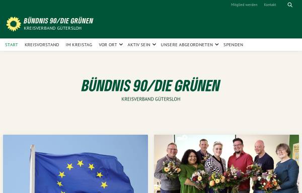 Vorschau von www.gruene-kreisgt.de, Bündnis 90/Die Grünen Gütersloh