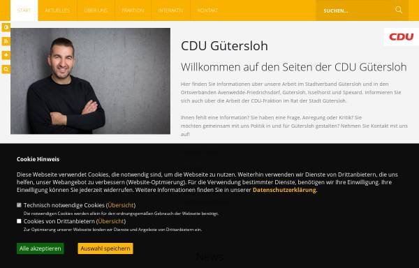 Vorschau von www.cdu-guetersloh.de, CDU Gütersloh