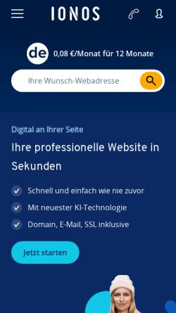 Vorschau der mobilen Webseite www.kerstin-radomski.de, Radomski, Kerstin (CDU)