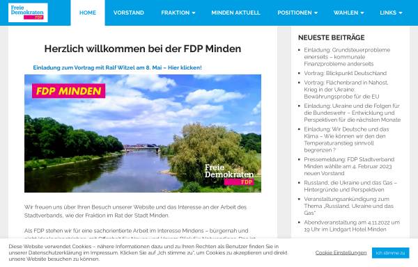 Vorschau von www.fdp-minden.de, FDP Minden