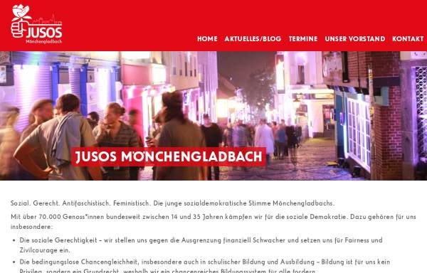Vorschau von www.jusos-mg.de, Jusos Mönchengladbach