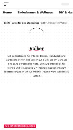 Vorschau der mobilen Webseite www.volker-kauder.de, Kauder, Volker (MdB)