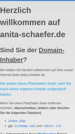 Vorschau der mobilen Webseite www.anita-schaefer.de, Schäfer, Anita (MdB)