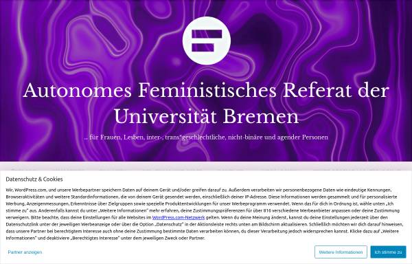 Vorschau von femrefbremen.wordpress.com, Autonomes Feministisches Referat der Uni Bremen
