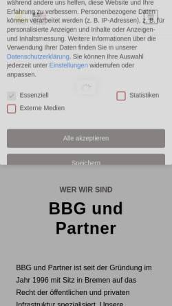 Vorschau der mobilen Webseite www.bbgundpartner.de, BBG und Partner