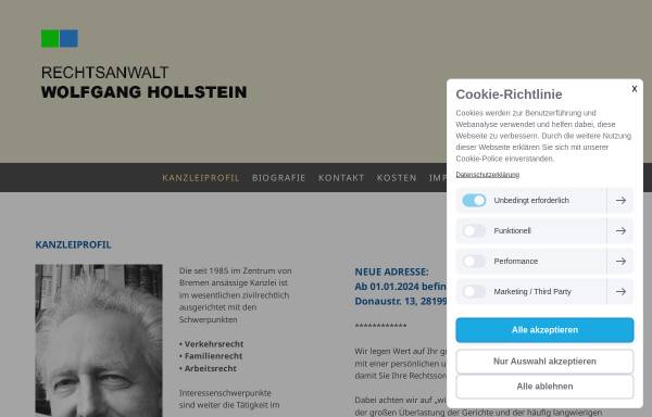 Vorschau von www.rechtsanwalt-hollstein.de, Kanzlei Hollstein