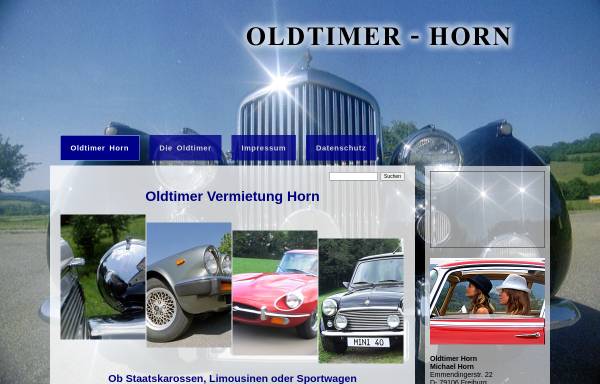 Vorschau von www.oldtimer-horn.de, Oldtimer-Horn
