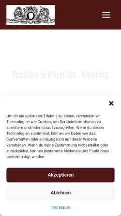 Vorschau der mobilen Webseite bobbys-pub.ch, Bobby's Pub