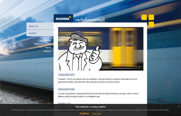 Vorschau von www.econex.de, Econex Verkehrsconsult GmbH