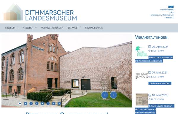 Vorschau von www.landesmuseum-dithmarschen.de, Meldorf, Dithmarscher Landesmuseum