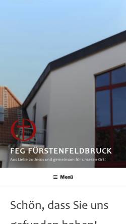 Vorschau der mobilen Webseite feg-ffb.de, FeG Fürstenfeldbruck