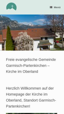 Vorschau der mobilen Webseite garmisch-partenkirchen.feg.de, FeG Garmisch-Partenkirchen