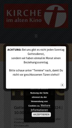 Vorschau der mobilen Webseite kaufbeuren.feg.de, FeG Kaufbeuren