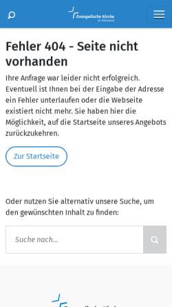 Vorschau der mobilen Webseite www.ekir.de, Ev. Kirchengemeinde Derschlag