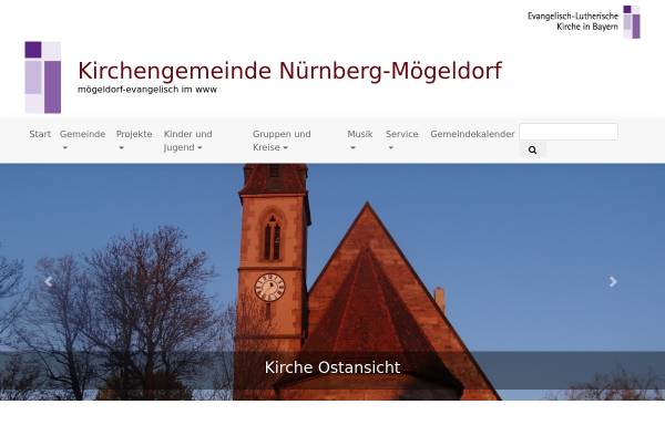 Vorschau von www.moegeldorf-evangelisch.de, Ev: Kirchengemeinde Nürnberg-Mögeldorf