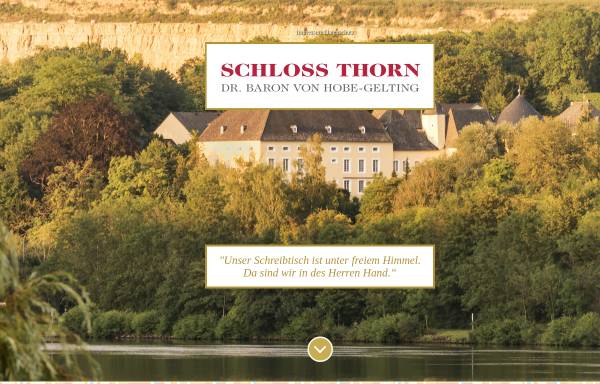 Vorschau von schloss-thorn.de, Schloss Thorn