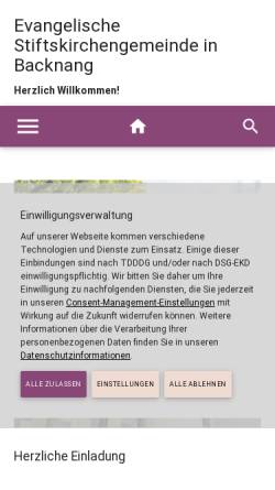 Ev. Stiftskirchengemeinde Backnang