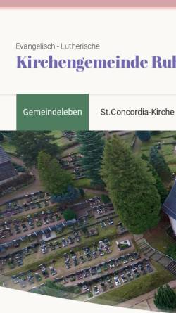 Vorschau der mobilen Webseite www.st-concordia.de, Ev.-Luth. Kirchgemeinde Ruhla