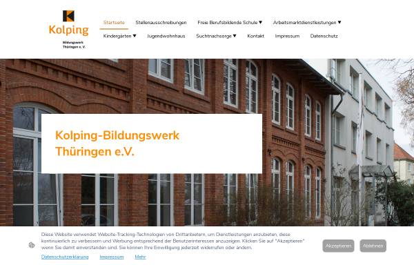 Vorschau von www.kbw-th.de, Kolping-Bildungswerk Thüringen e.V.