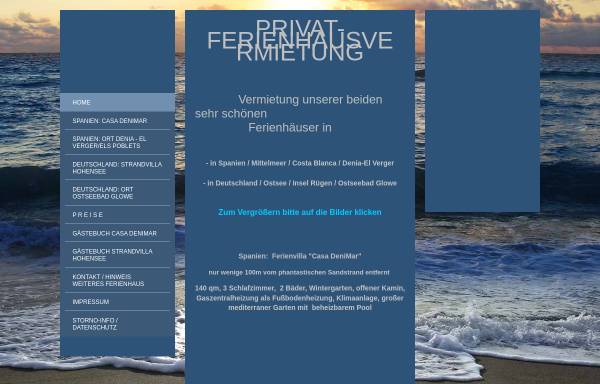 Vorschau von www.exklusiv-ferienhaus.de, Feriendomizile, Familie Herrnberger