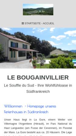 Vorschau der mobilen Webseite www.bigbaker.ch, Ferienhaus Le Bougainvillier