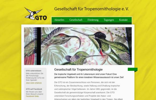 Gesellschaft für Tropenornithologie (GTO)