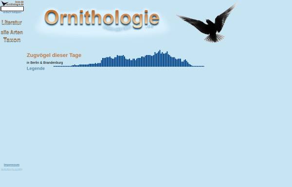 Vorschau von www.ornithologie.de, Ornithologie