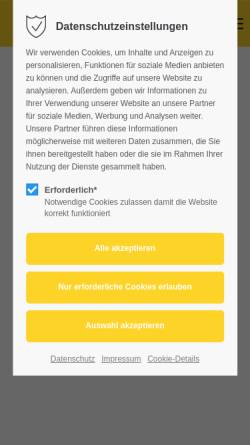 Vorschau der mobilen Webseite mclabertal.de, MC Labertal im ADAC